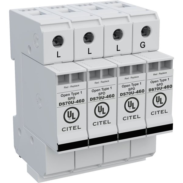 Citel Surge Protector, 3 Phase, 800V DS74US-800D